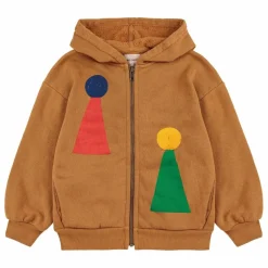 Sweat Fourré à Capuche Coton Bio | Marron