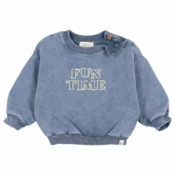 Sweat Fun Bébé Coton Bio | Indigo