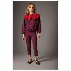 Sweat Genoa Léopard Coton Bio | Rouge