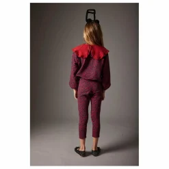Sweat Genoa Léopard Coton Bio | Rouge