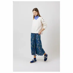 Sweat Guilmette Côtelé Coton Bio | Ecru