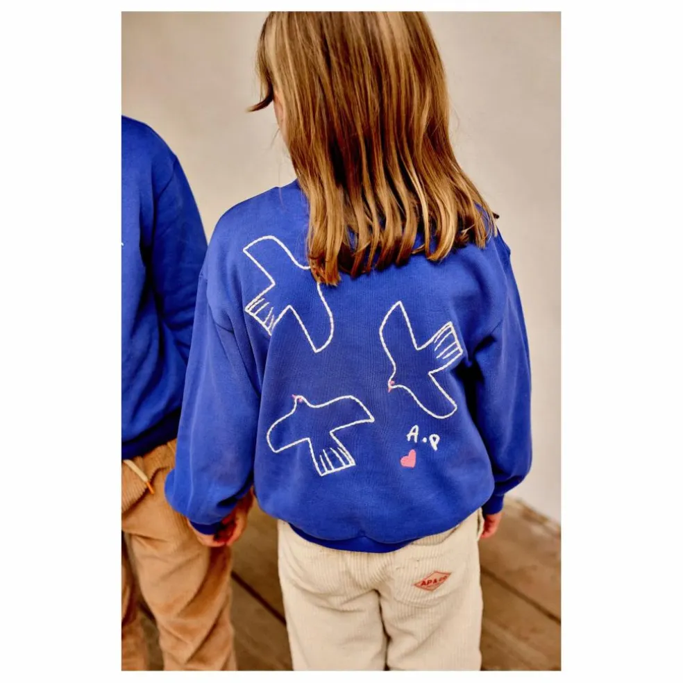 Sweat Gwendale Coton Bio | Bleu
