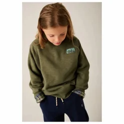 Sweat Halfpipe Coton Bio | Vert kaki