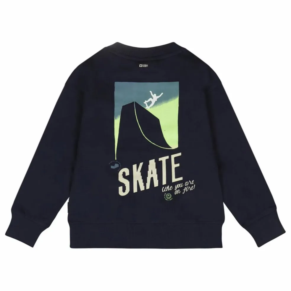 Sweat Heelflip Coton Bio | Bleu nuit
