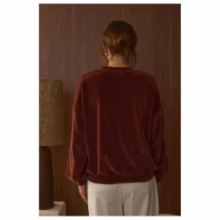 Sweat Jane Velours - Collection Femme | Brun