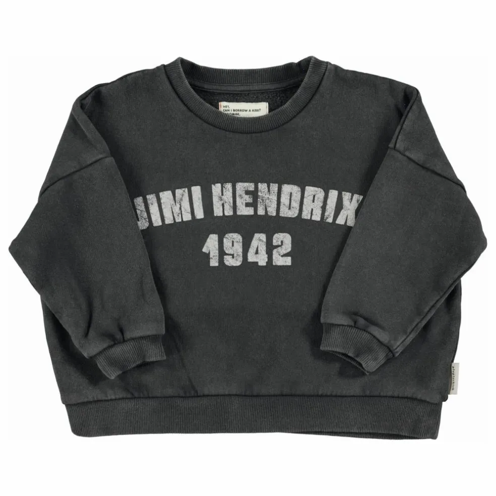 Sweat Jimi Hendrix Coton Bio | Noir