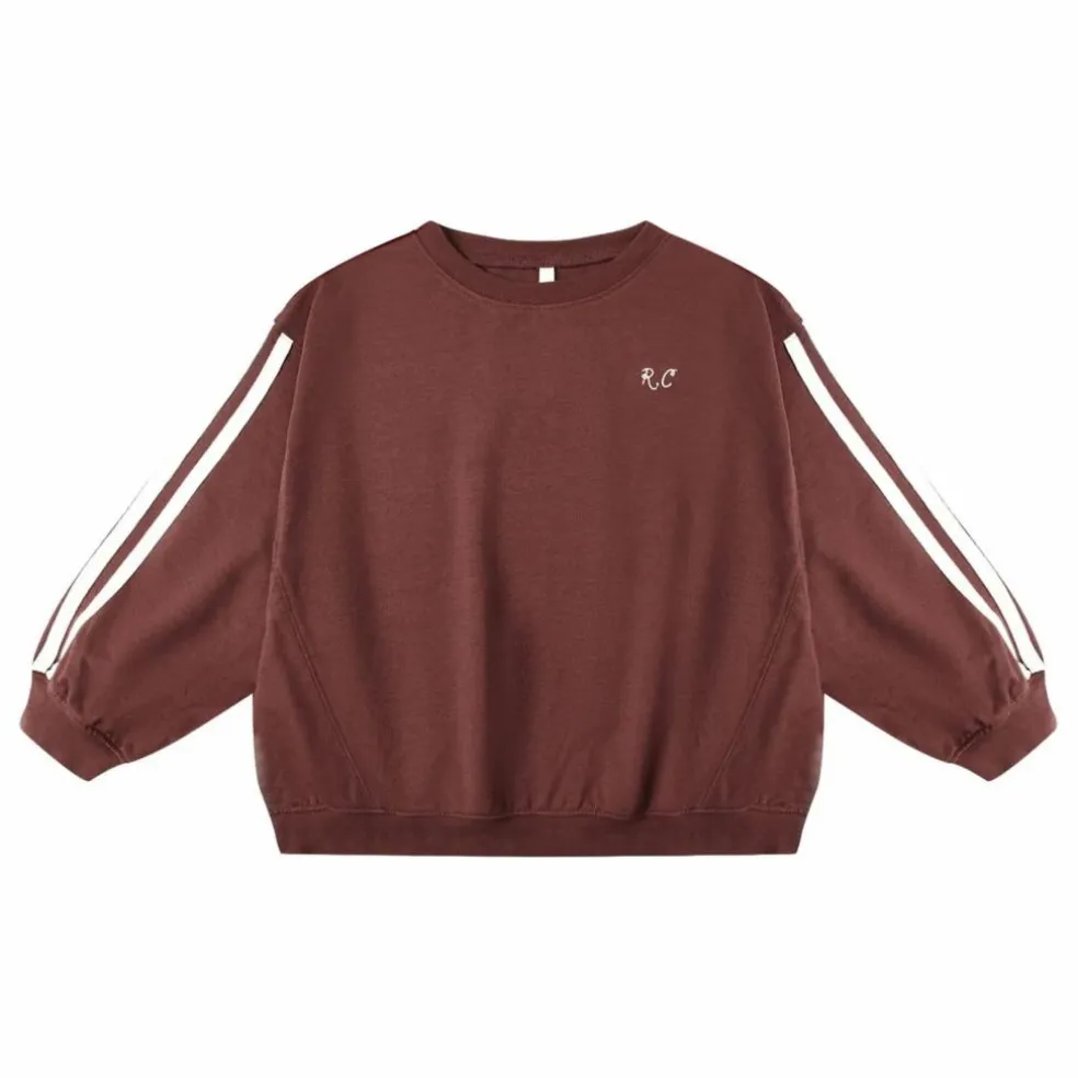 Sweat Liseré Mini | Bordeaux