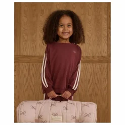 Sweat Liseré Mini | Bordeaux