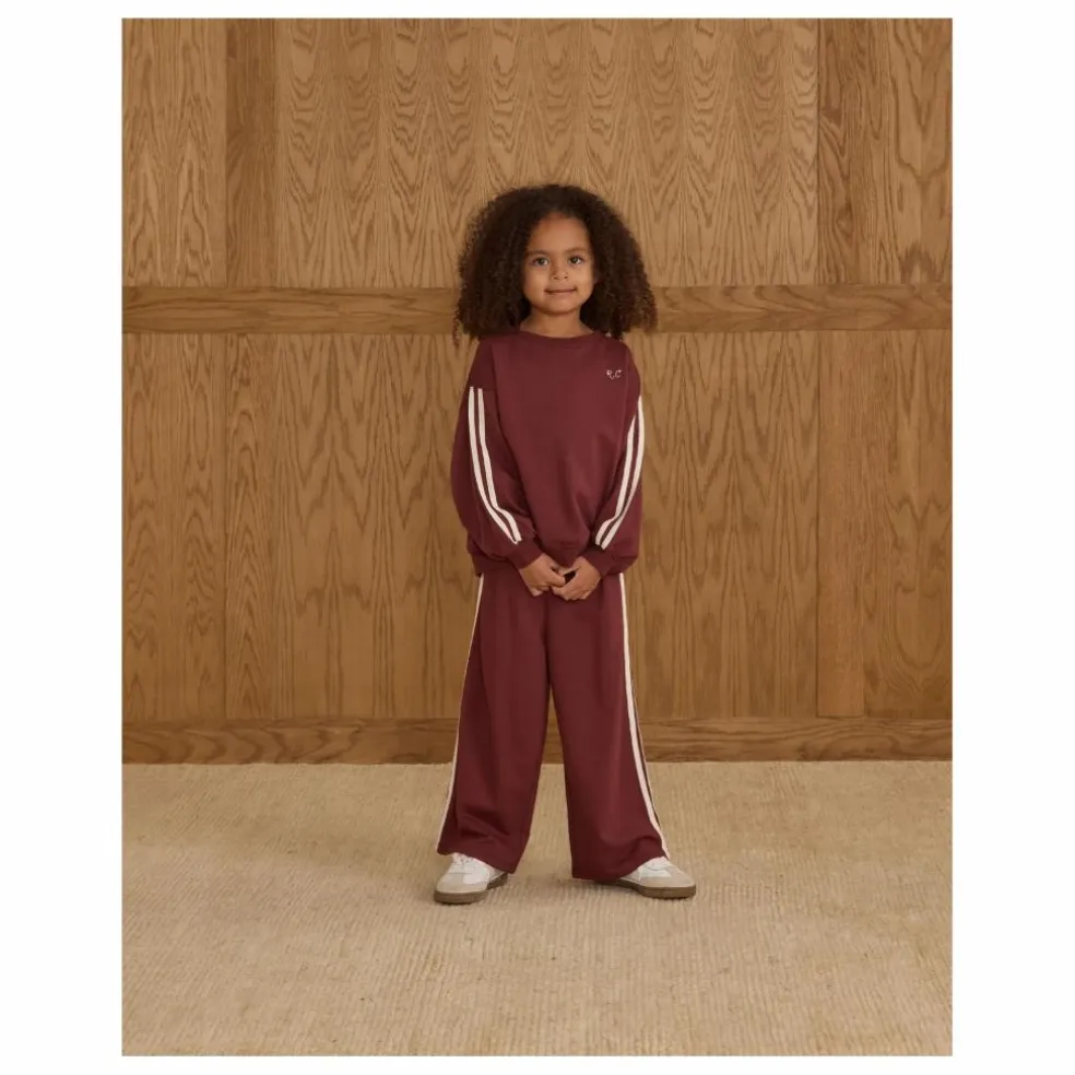 Sweat Liseré Mini | Bordeaux