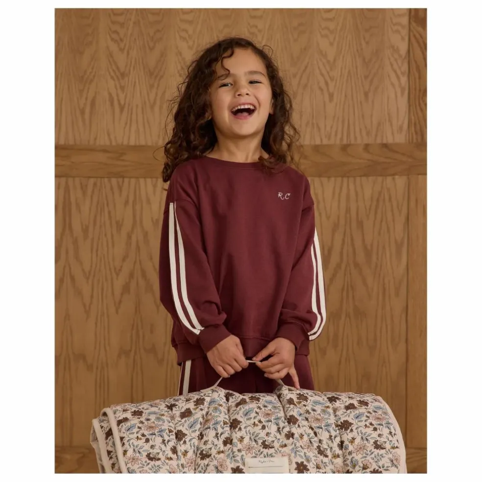 Sweat Liseré Mini | Bordeaux