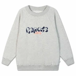 Sweat Logo Coton Bio | Gris chiné