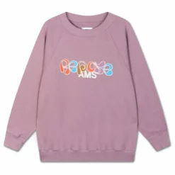 Sweat Logo Coton Bio | Mauve