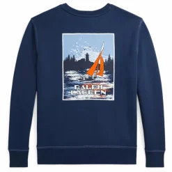 Sweat Logo Fibres Recyclées | Bleu marine