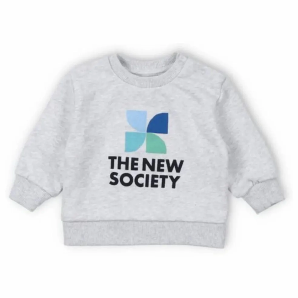 Sweat Logo Mykonos Baby | Gris chiné