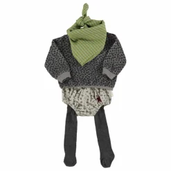 Sweat Léopard Eponge Coton Bio | Gris