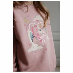 Sweat Lou Paillettes | Rose