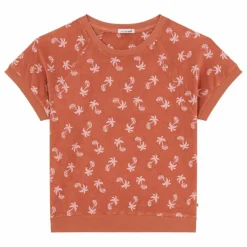 Sweat Manches Courtes Jaco Eponge | Terracotta
