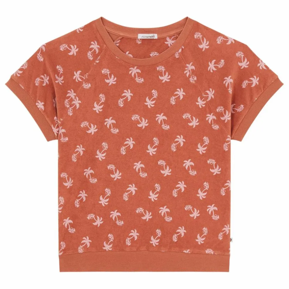 Sweat Manches Courtes Jaco Eponge | Terracotta