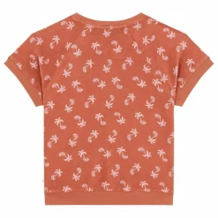 Sweat Manches Courtes Jaco Eponge | Terracotta