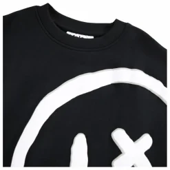 Sweat Mar Smiley Coton Bio | Noir