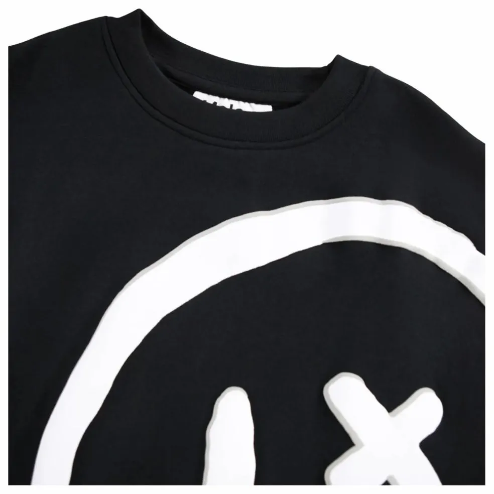 Sweat Mar Smiley Coton Bio | Noir