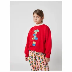 Sweat Marelle Coton Bio | Rouge
