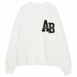 Sweat Miles Letterman | Blanc cassé
