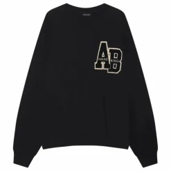 Sweat Miles Letterman Coton Bio | Noir