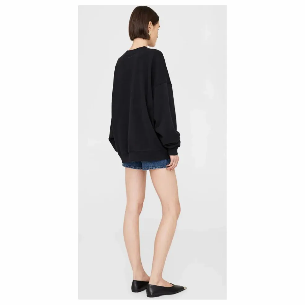 Sweat Miles Letterman Coton Bio | Noir