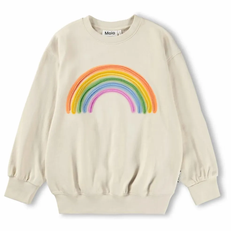 Sweat Monti Arc-en-ciel Coton Bio | Ecru