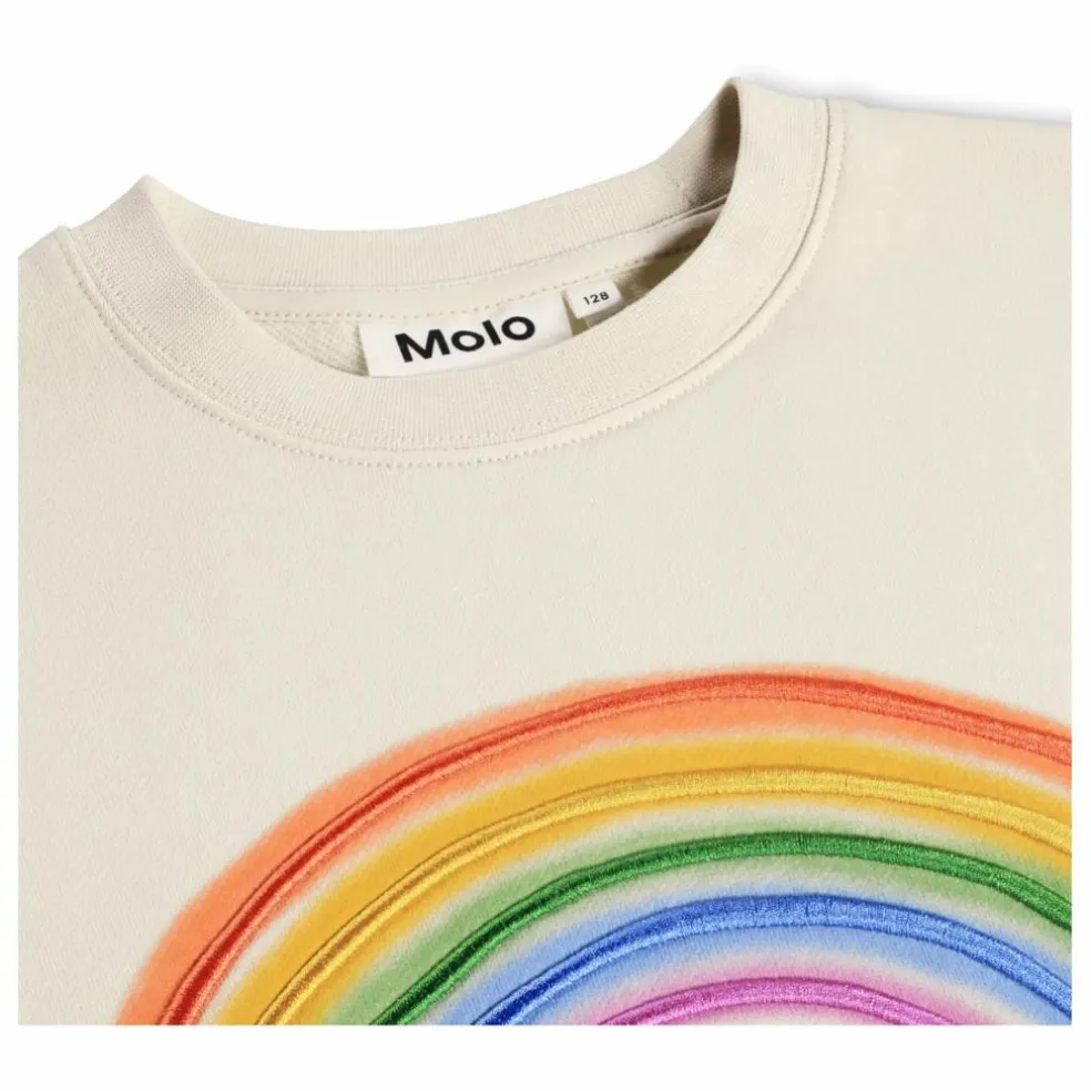 Sweat Monti Arc-en-ciel Coton Bio | Ecru