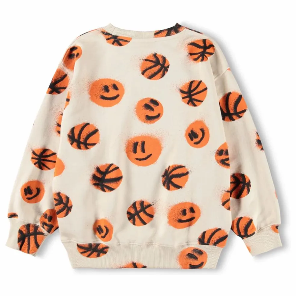 Sweat Monti Basketball Coton Bio | Ecru