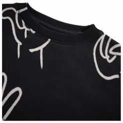 Sweat Monti Hands Coton Bio | Noir