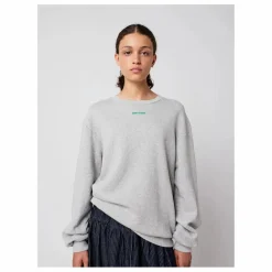 Sweat Mr Pencil Coton Bio - Collection Femme | Gris chiné clair