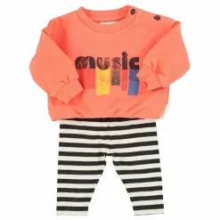 Sweat Music Coton Bio | Orange fluo