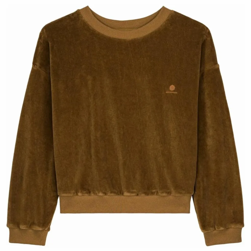 Sweat Nat Velours Bio | Marron