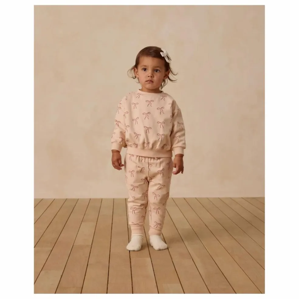 Sweat Nœuds Coton Bio | Saumon