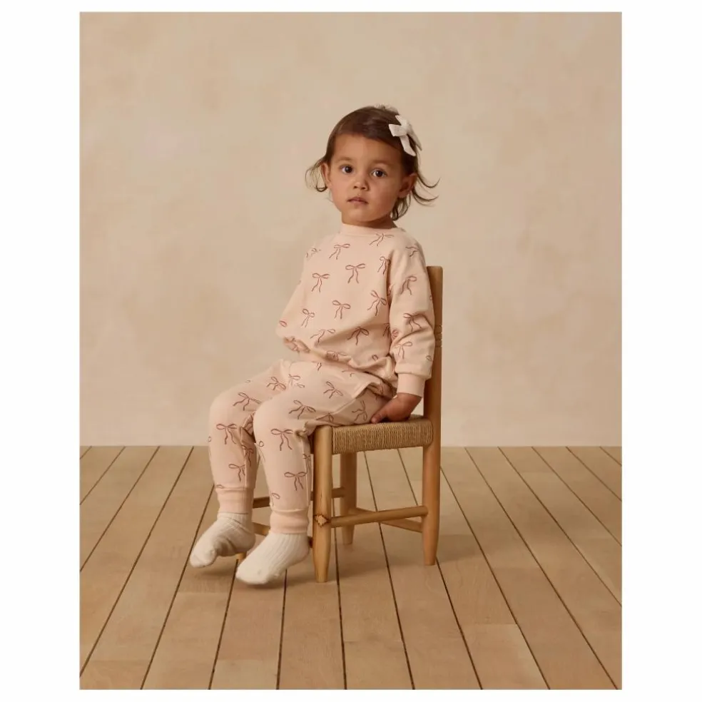 Sweat Nœuds Coton Bio | Saumon