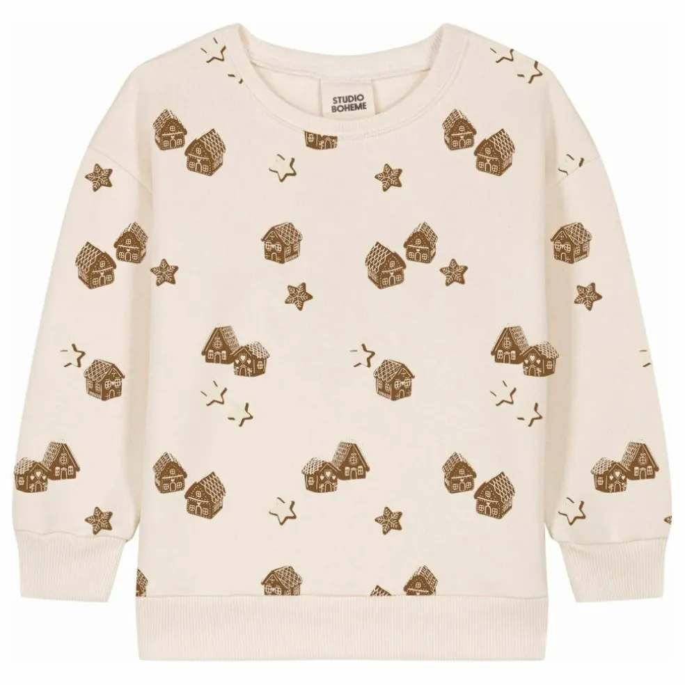Sweat Ours Noël Coton Bio | Ecru