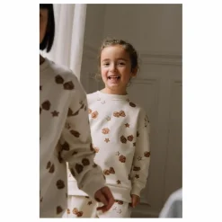 Sweat Ours Noël Coton Bio | Ecru