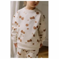 Sweat Ours Noël Coton Bio | Ecru