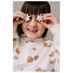 Sweat Ours Noël Coton Bio | Ecru
