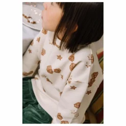 Sweat Ours Noël Coton Bio | Ecru