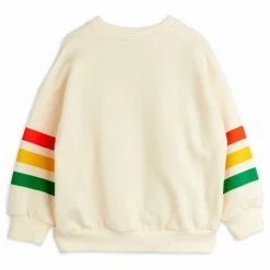 Sweat Ours Rayures Coton Bio | Ecru