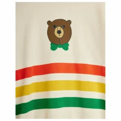 Sweat Ours Rayures Coton Bio | Ecru