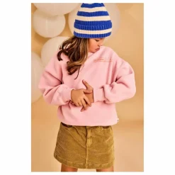 Sweat Percy Noodles Coton Bio | Rose poudré