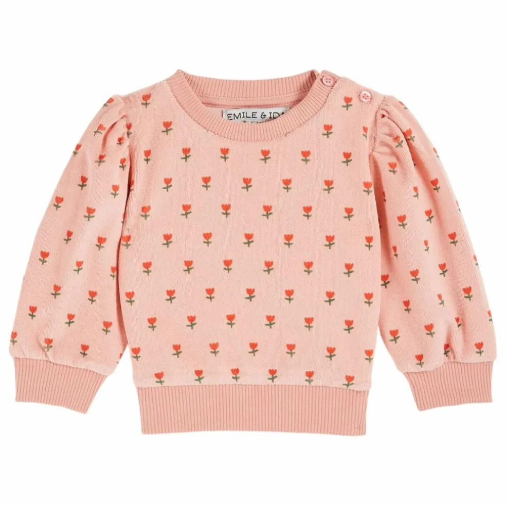 Sweat Petite Tulipe Eponge | Rose