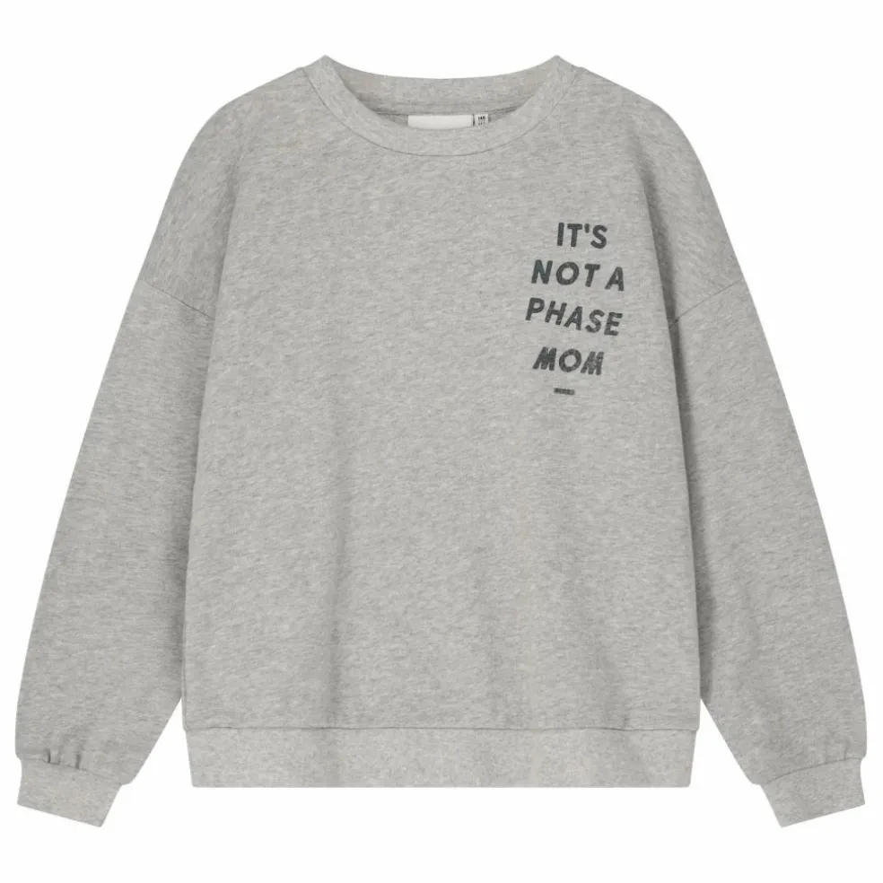 Sweat Phase Coton Bio | Gris chiné