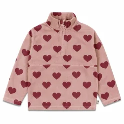 Sweat Polaire Tavi Coeurs Fibres Recyclées | Rose