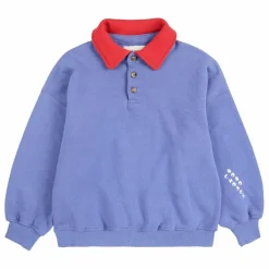 Sweat Polo Coton Bio | Mauve